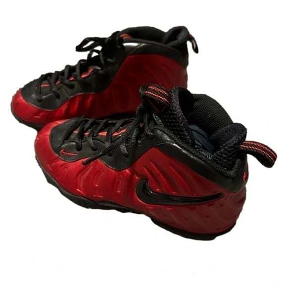 Nike Air Foamposite Pro University Red Youth Size 3Y - Picture 2 of 8